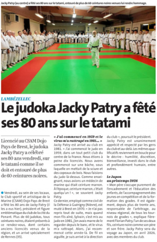 Image de l'actu 'Jacky fête ses 80 ans sur le tatami'
