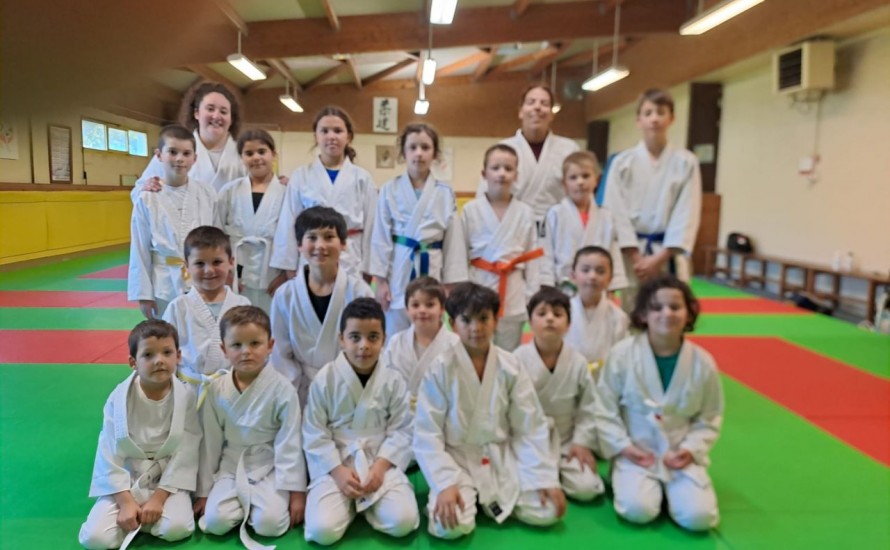 Stage pour les judokas de l'école de judo