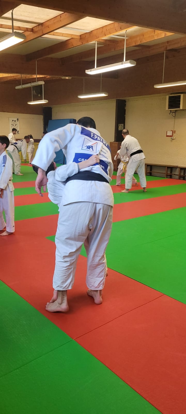 Animation école de judo - équipe seniors compétiteurs